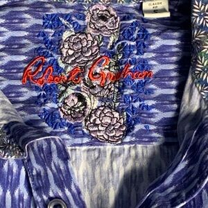 Robert Graham “Knowledge Wisdom Truth” Shirt – Size S